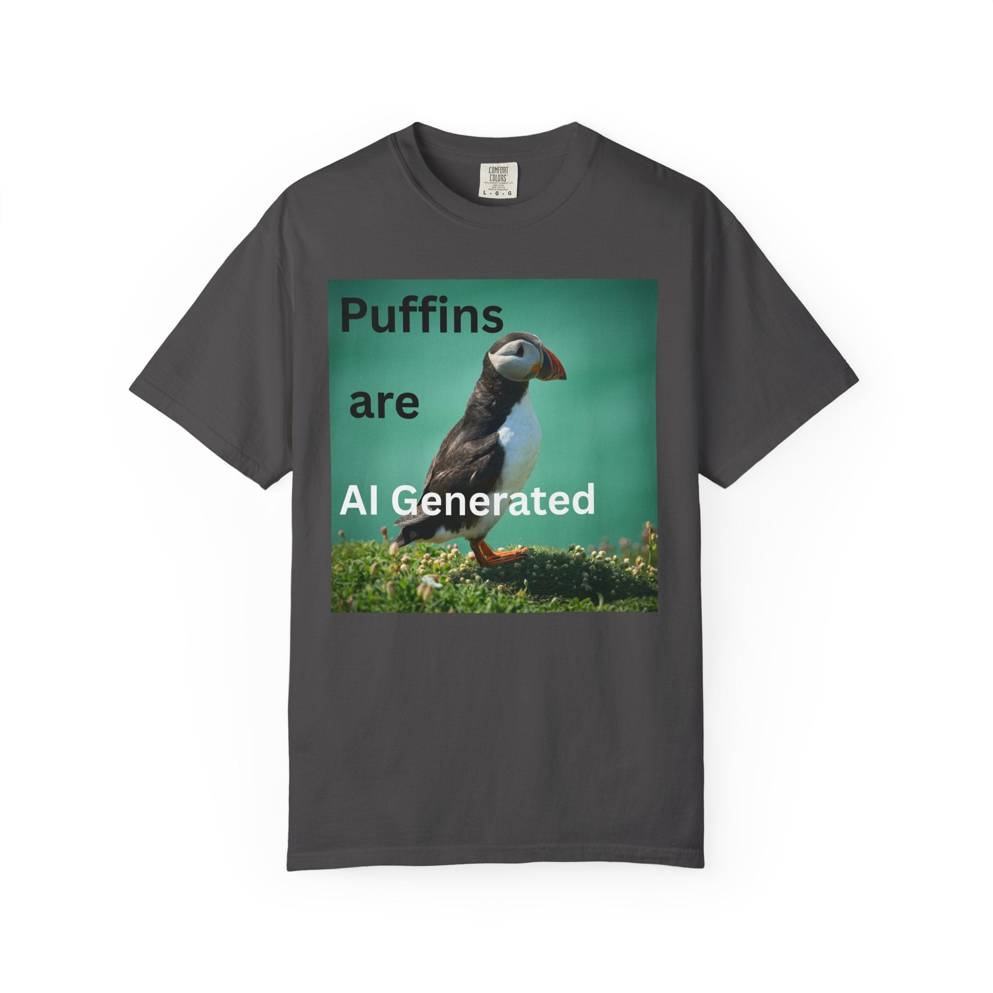 Puffins are AI Generated | Funny T-Shirt Puffins Birds Wildlife Lovers