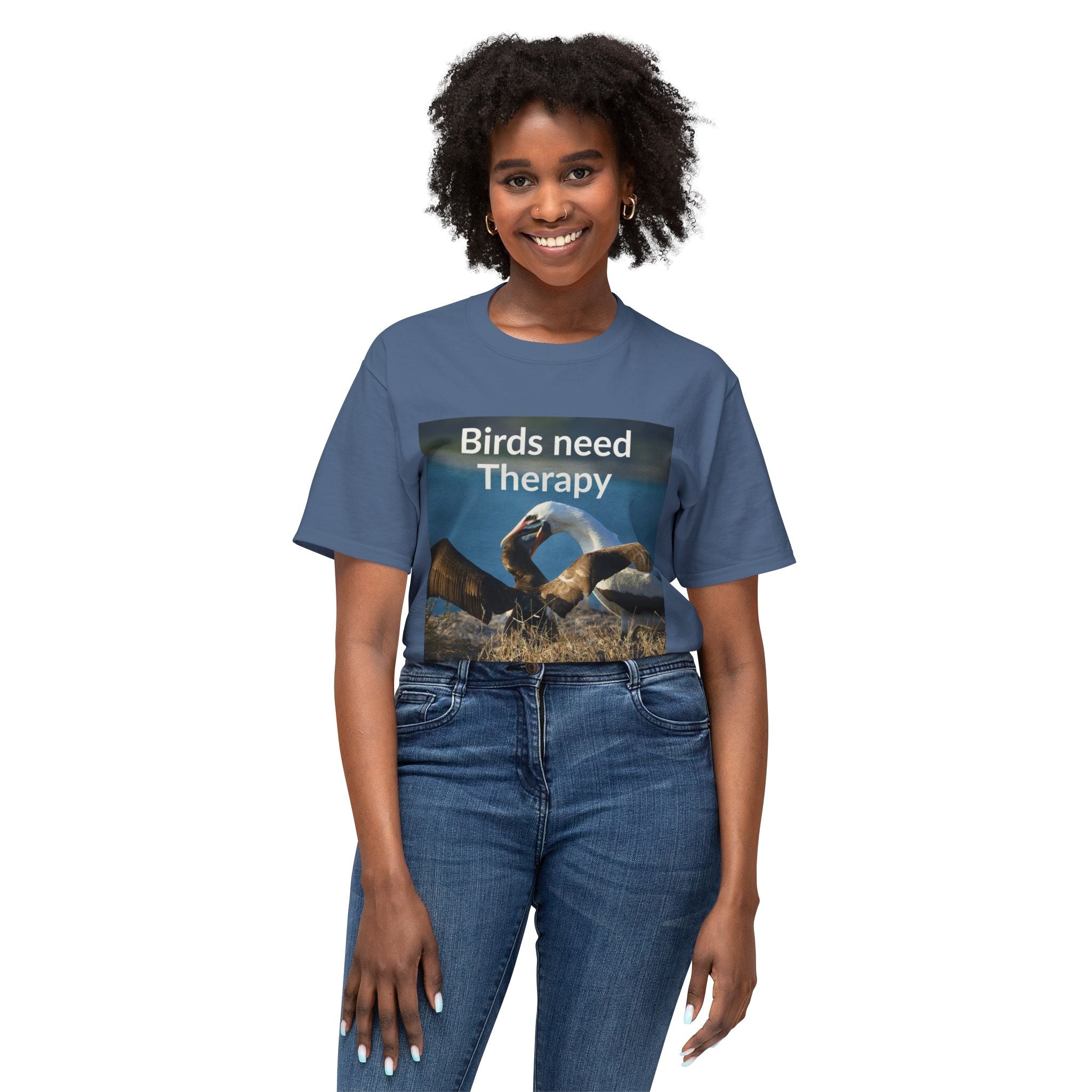 Birds Need Therapy  | T-Shirt — Funny Wildlife Bird Lover Tee