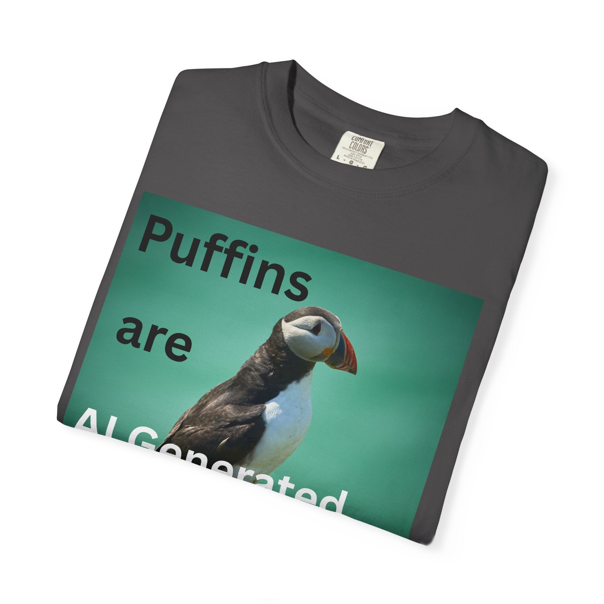 Puffins are AI Generated | Funny T-Shirt Puffins Birds Wildlife Lovers