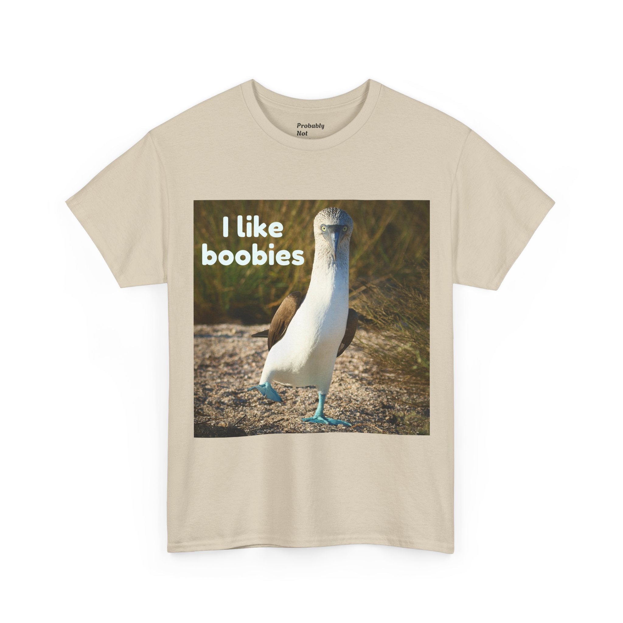 I Like Boobies | Blue-Footed Booby Bird T-Shirt, Funny