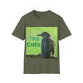 I Like Cats T-Shirt | Grey Catbird Funny Shirt