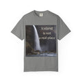 Iceland is not a real place | Funny T-Shirt Háifoss Waterfall Iceland