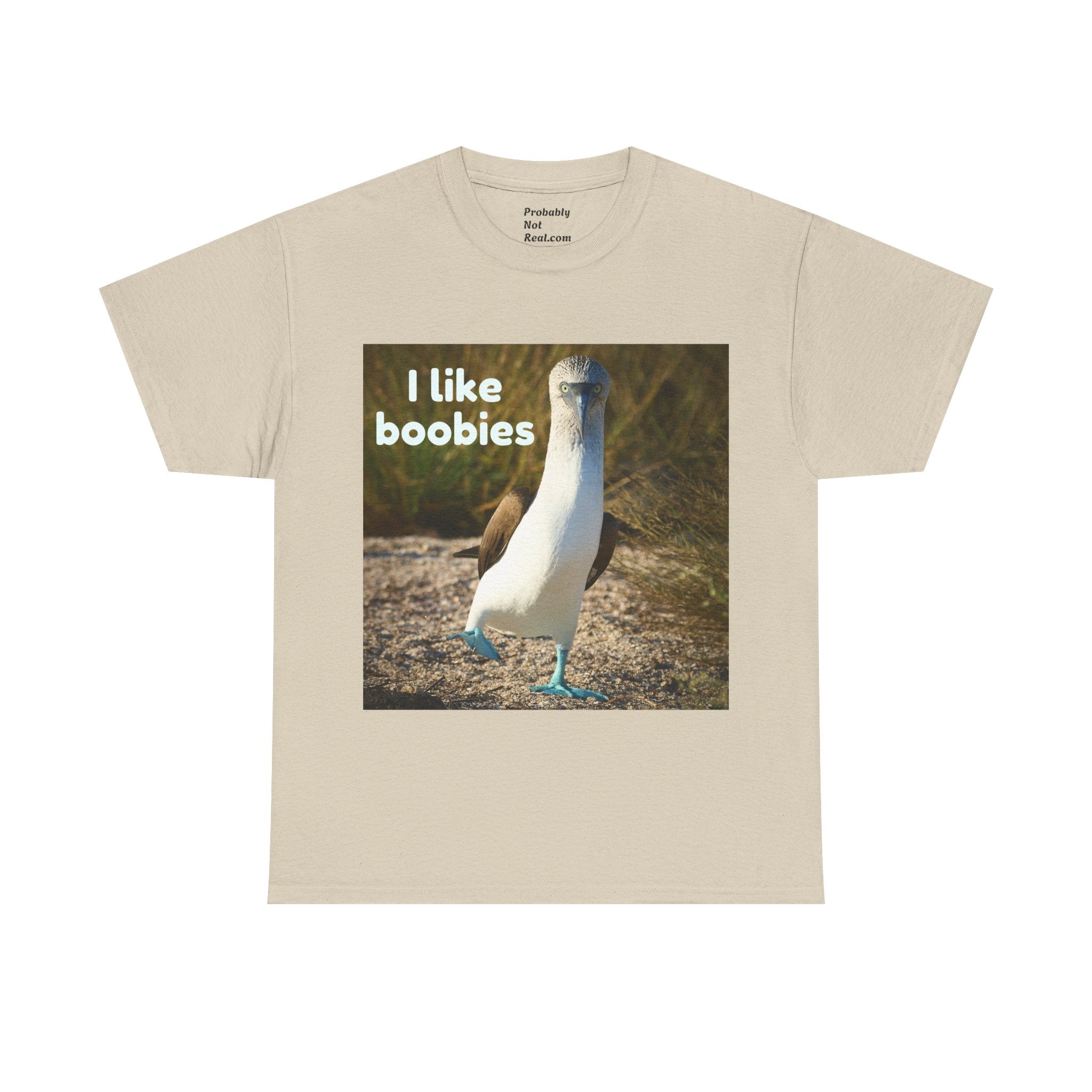 I Like Boobies | Blue-Footed Booby Bird T-Shirt, Funny
