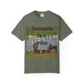 Tanzania is a Vibe T-shirt | African Safari Scene, Flamingos & Wildebeest